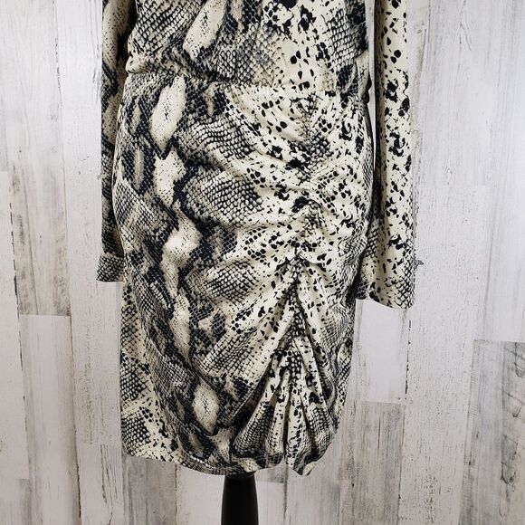 Peyton Jensen Rebecca Ruched Dress Sz S - Picture 6 of 12